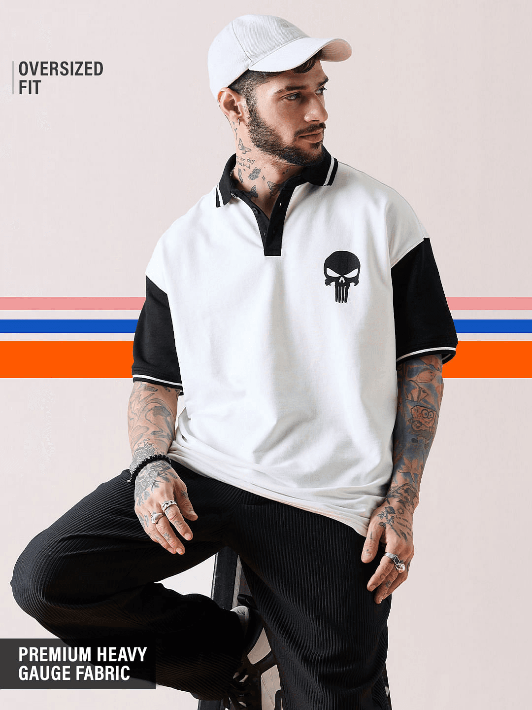 white/black